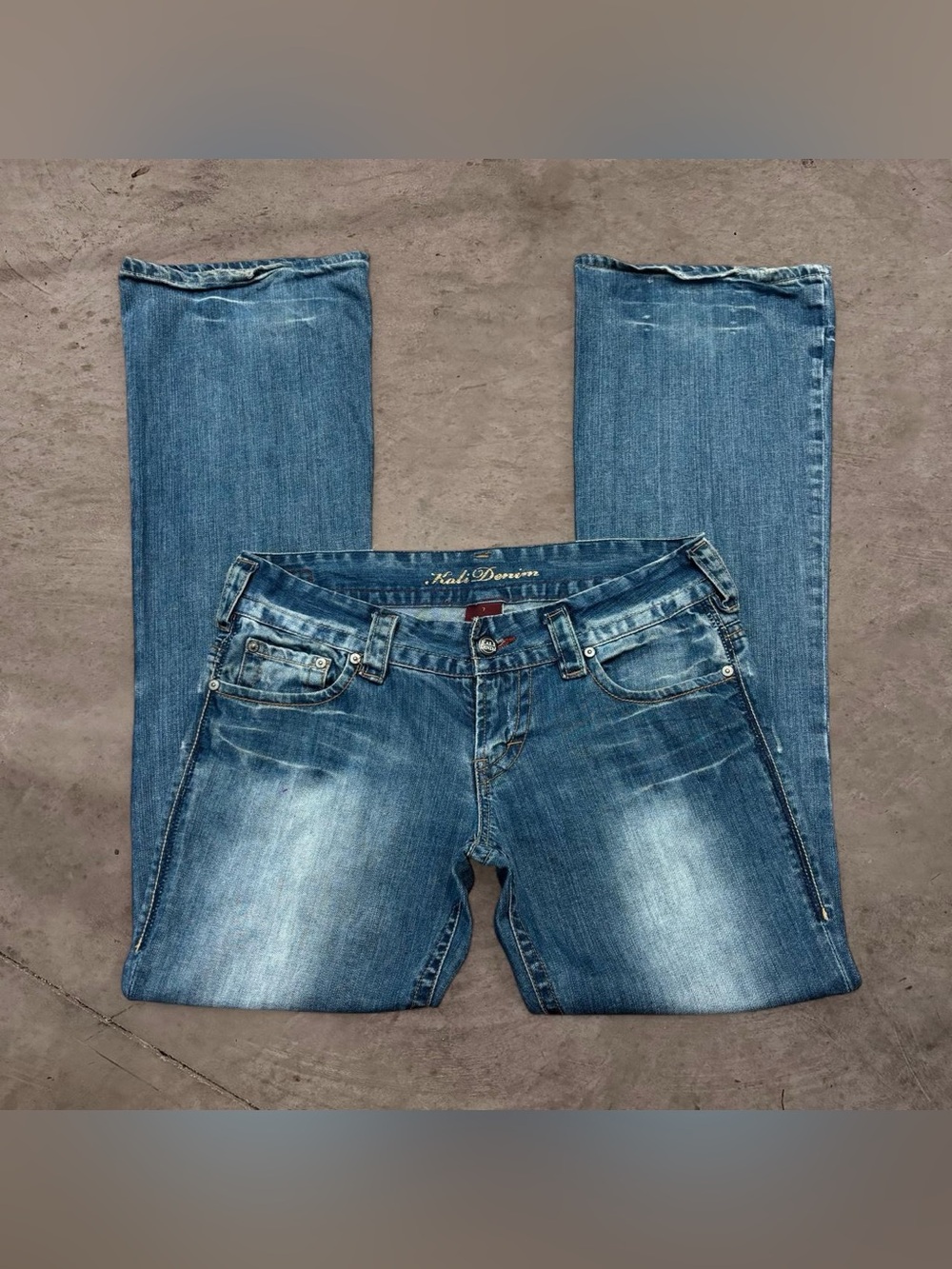 y2k 2000s bootcut lowrise kali jeans